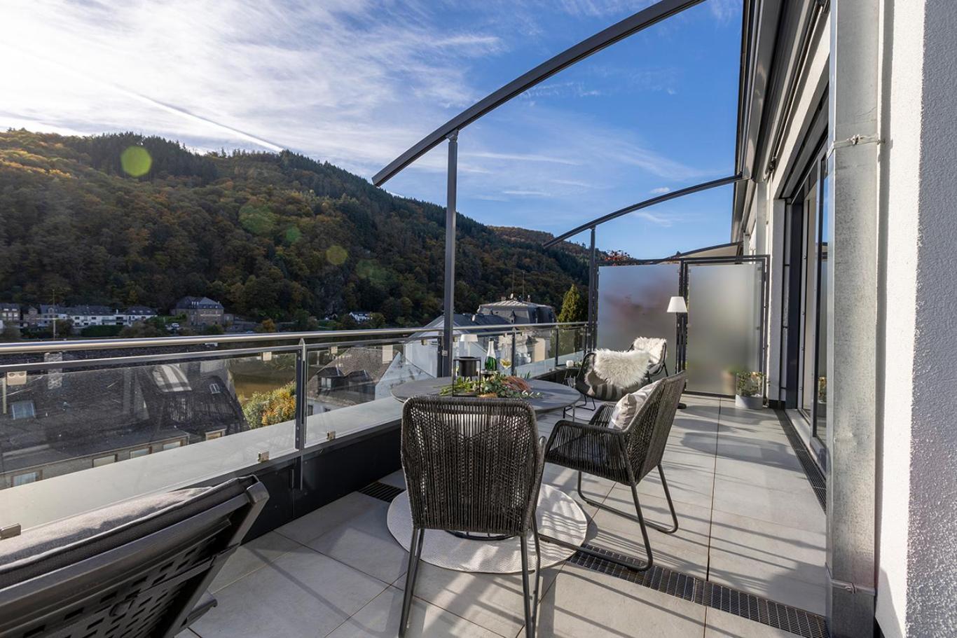 Neu Penthouse Moseltop Luxus Design Klima 2P Verbandsgemeinde Verbandsgemeinde Traben-Trarbach Buitenkant foto